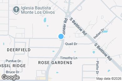 Map image of the property - 13030 Quail Dr