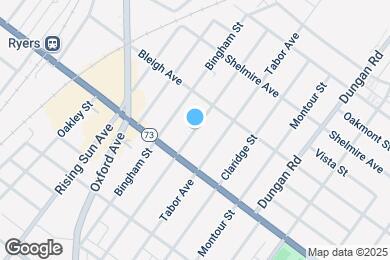 Map image of the property - 921 Tyson Ave
