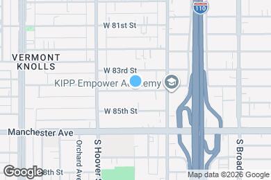 Map image of the property - 603 W 84th St