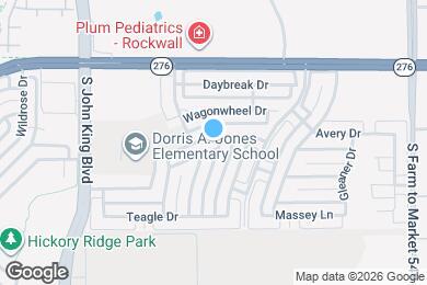 Map image of the property - 2431 Fieldcrest Dr