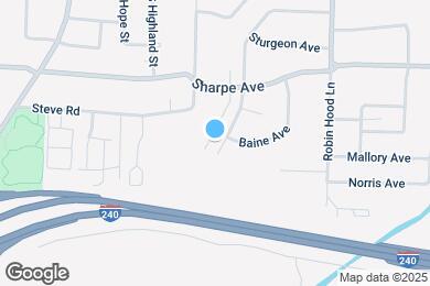 Map image of the property - 1727 Mary Dr