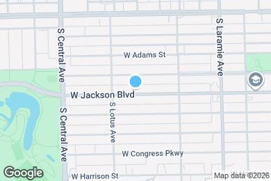 Map image of the property - 5422 W Jackson Blvd
