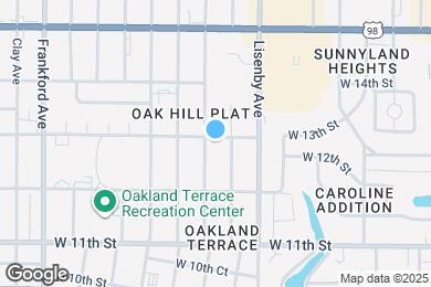 Map image of the property - 1405 W 13th St