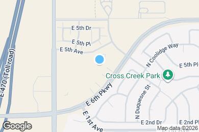 Map image of the property - 23662 E 3rd Pl