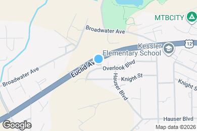 Map image of the property - 2744 Overlook Blvd