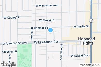 Map image of the property - 4833 N Olcott Ave