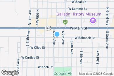 Map image of the property - 718 W Babcock St