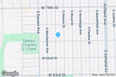 Map image of the property - 8053 S Wolcott Ave
