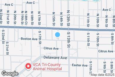 Map image of the property - 1402 Boston Ave