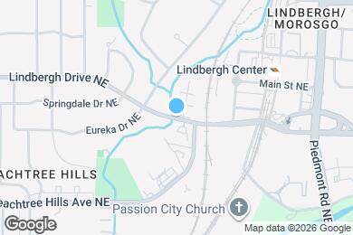 Map image of the property - 424 Lindbergh Drive NE