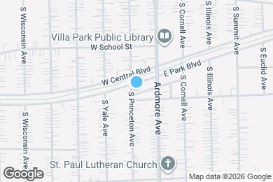 Map image of the property - 27 W Park Blvd