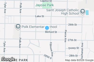 Map image of the property - 1570 Binford St