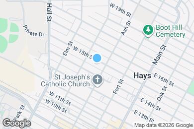 Map image of the property - 306 W 15th St