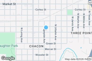 Map image of the property - 1808 Chacon St