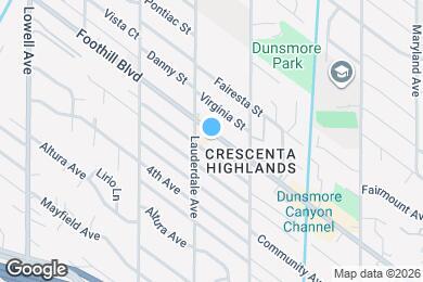 Map image of the property - 3640 Foothill Blvd