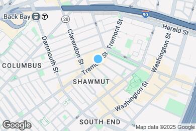 Map image of the property - 538 Tremont St