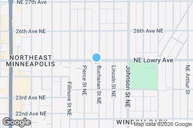 Map image of the property - 1322 NE Lowry Ave