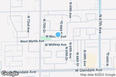Map image of the property - 6933 W Nicolet Ave