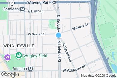 Map image of the property - 3750 N Halsted St