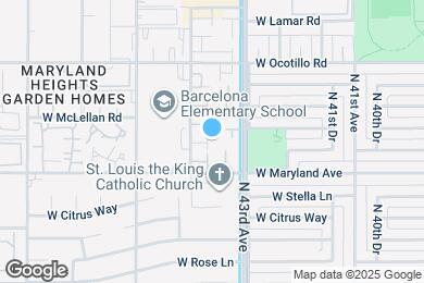 Map image of the property - 6531 N 44th Ave