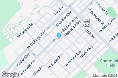 Map image of the property - 622 W Beaver Ave