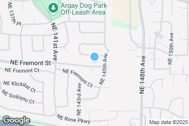 Map image of the property - 14407 NE Fremont St