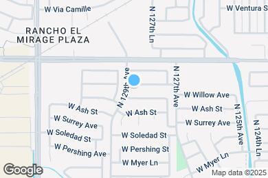 Map image of the property - 12807 W Voltaire Ave
