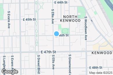 Map image of the property - 4601 S Ellis Ave