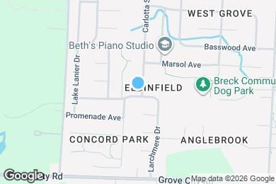 Map image of the property - 3873 Carlotta St
