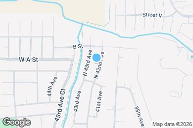 Map image of the property - 115 N 42nd Ave