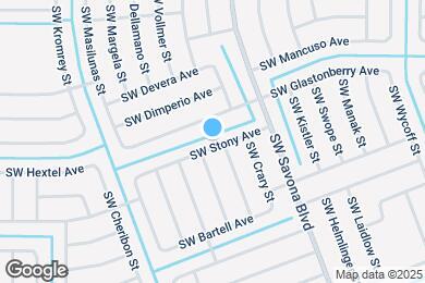 Map image of the property - 1381 SW Stony Ave