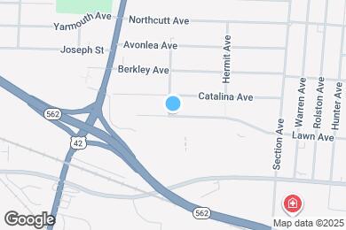 Map image of the property - 1802 Lawn Ave