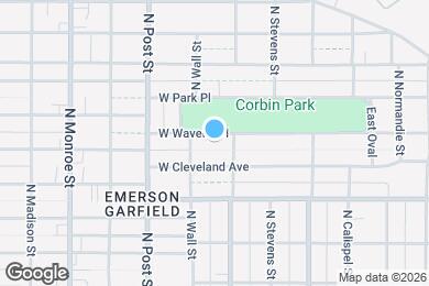 Map image of the property - 615 W Waverly Pl