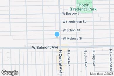 Map image of the property - 5614 W Melrose St