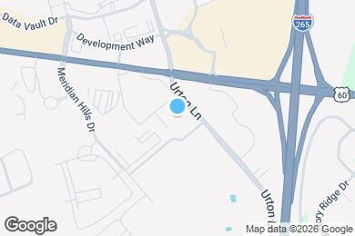 Map image of the property - Meridian Hills Senior Apartments