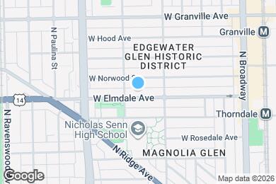 Map image of the property - 1440 W Elmdale Ave