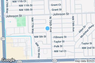Map image of the property - 531 NW 76th Ter