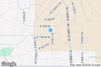 Map image of the property - 117 N 1185 E