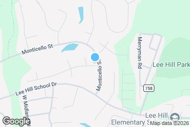Map image of the property - 4001 Mossy Bank Ln