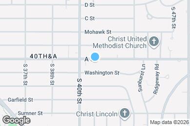 Map image of the property - 4105 A St