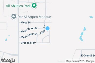 Map image of the property - 2115 Mesa Wood Dr