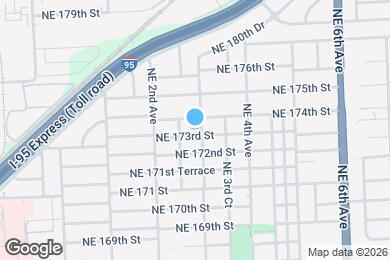Map image of the property - 275 NE 173rd St