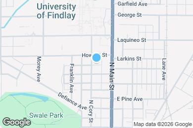 Map image of the property - 819 N Cory St