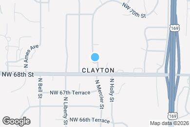 Map image of the property - 6808 N Mercier St