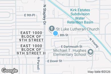 Map image of the property - 1249 E 8th St