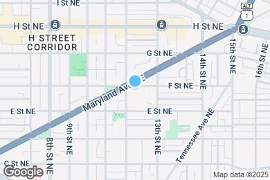 Map image of the property - 1211 F St NE