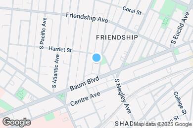 Map image of the property - 420 S Fairmount St