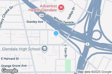 Map image of the property - 1526 E Wilson Ave