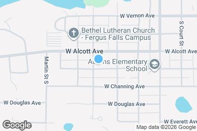Map image of the property - 526 W Bancroft Ave