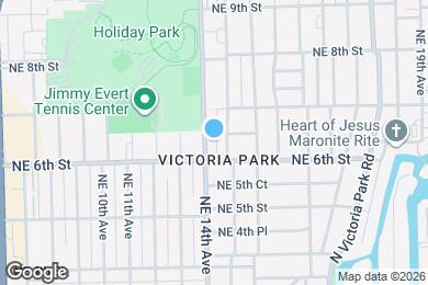 Map image of the property - 612 NE 14th Ave